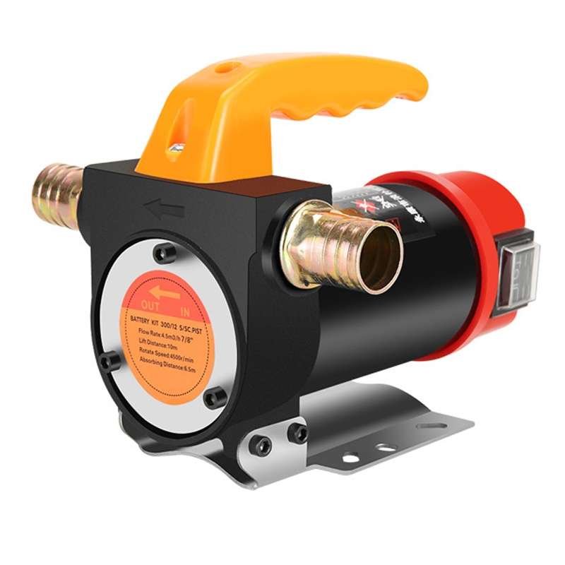Small Portable Diesel Electric Self-Priming Oil Pump, Voltage: 12v Forward And Reverse + 4m Tube