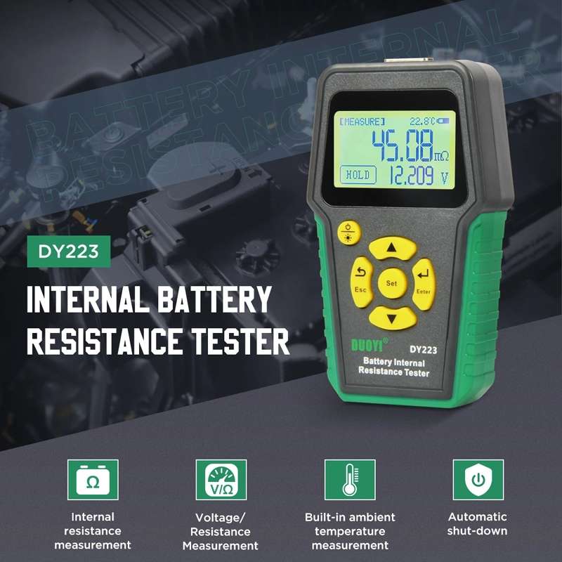 DUOYI DY223 Electrical Vehicle Voltage Testing And Fault Diagnostic Instrument(Test Clip+Guage Pen+C