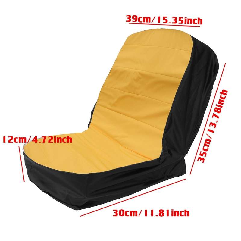 15 Inch Heavy-Duty Agricultural Vehicle Lawn Mower Seat Dust Cover