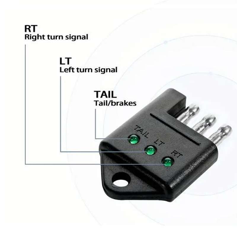 American Trailer Connector RV Yacht Power Plug Tester(4Pin)