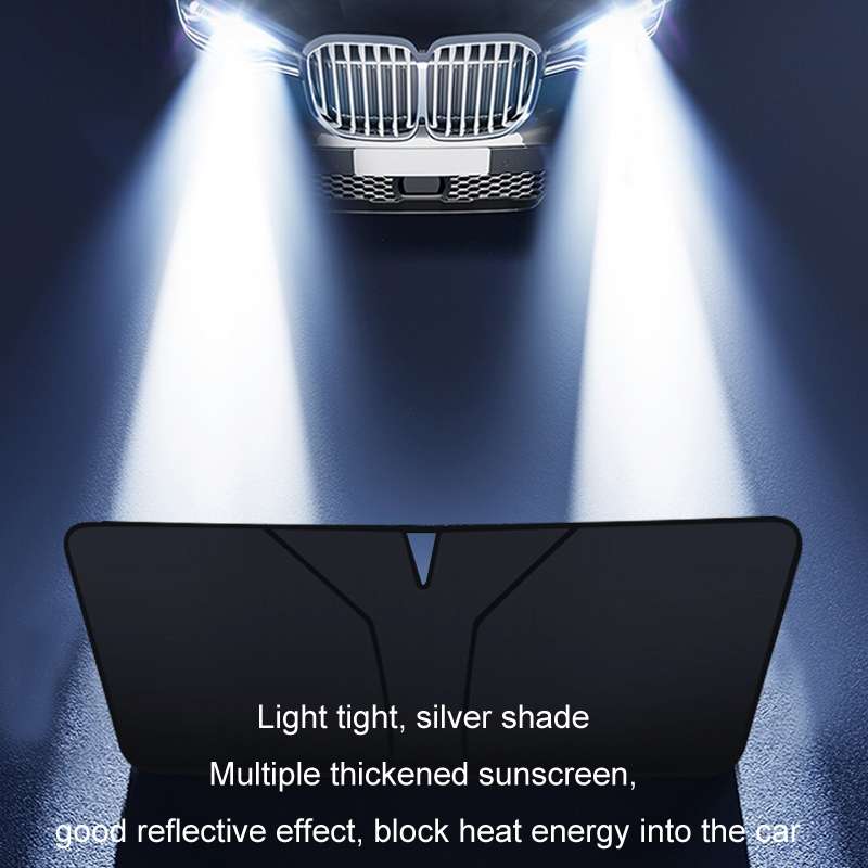 Car Windshield Sun Protection Heat Insulation Special-shaped Sunshade, Size: Large