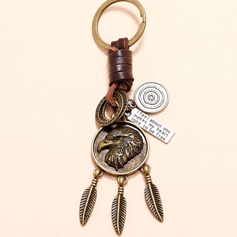 Eagle Retro Personality Pendant Simple Car Keychain Accessories