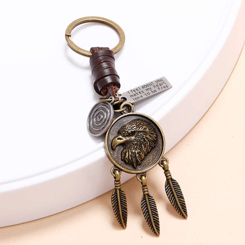 Eagle Retro Personality Pendant Simple Car Keychain Accessories