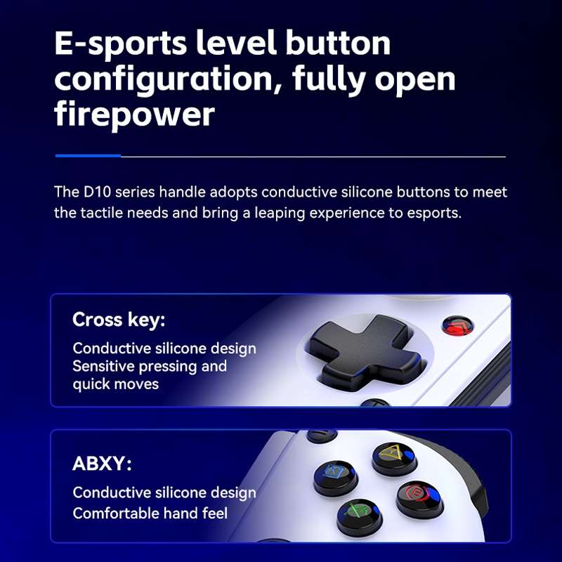 BSP-D10S Wireless Stretch Game Controller With Heat Dissipation Fan for Switch / Android / IOS