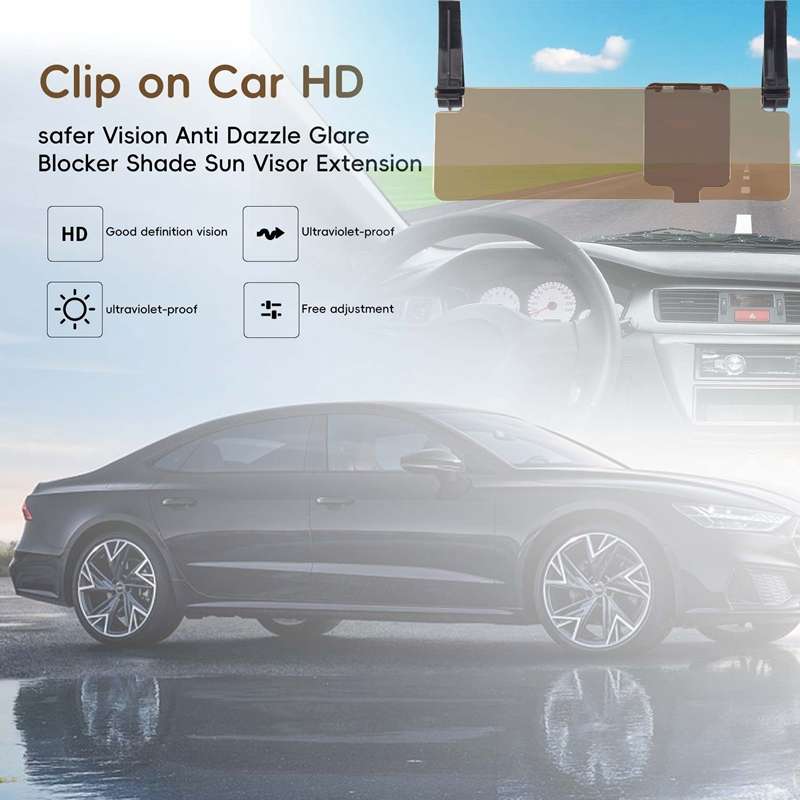29.5x9.5cm Car Anti-Glare Sun Visor