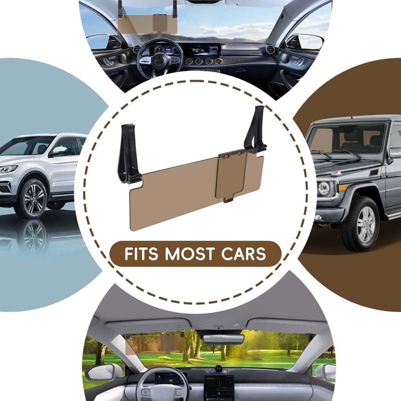 29.5x9.5cm Car Anti-Glare Sun Visor