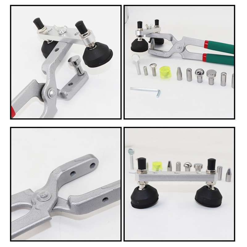 Car Dent Repair Crimping Pliers Door Edge Dent Repair Tool(Silver)