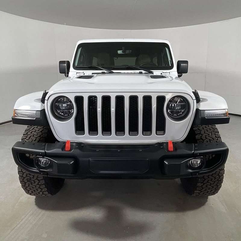 For 07-23 Jeep Wrangler JK/JL/JT Front Bumper Trailer Hook Cover(Blue)