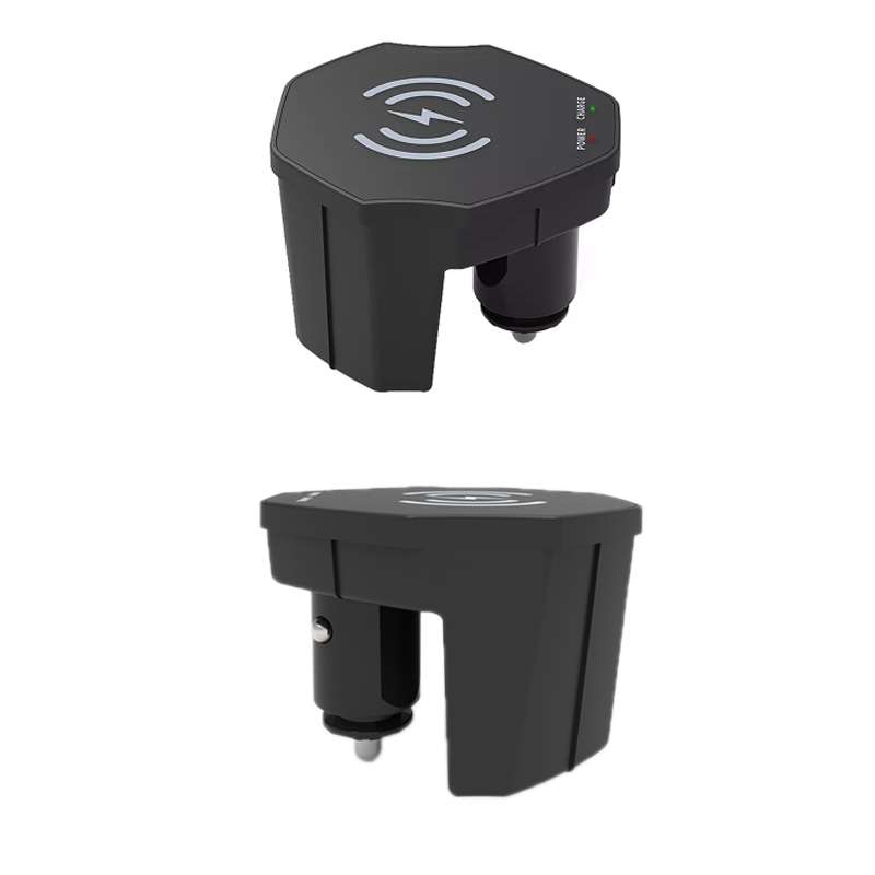 For Audi A6L 15W Car Cigarette Lighter Magnetic Wireless Charger, For Left And Right Driving