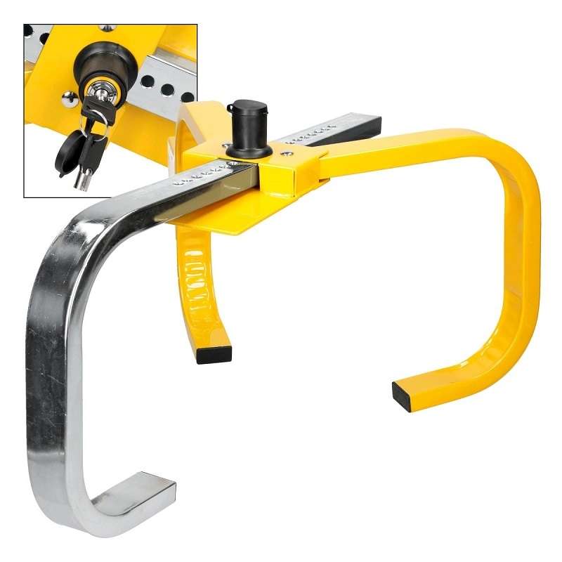 Car Anti-theft Lock SUV Wheel Three-prong Lock With Suction Cup, Style: Ordinary