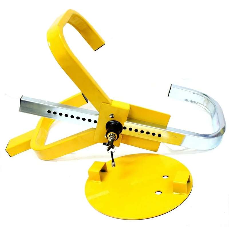 Car Anti-theft Lock SUV Wheel Three-prong Lock With Suction Cup, Style: Ordinary
