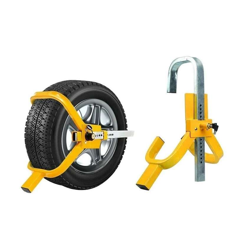 Car Anti-theft Lock SUV Wheel Three-prong Lock With Suction Cup, Style: Ordinary