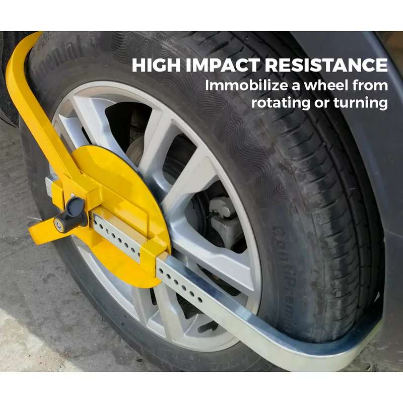 Car Anti-theft Lock SUV Wheel Three-prong Lock With Suction Cup, Style: Ordinary