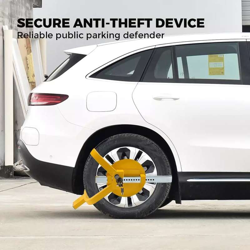 Car Anti-theft Lock SUV Wheel Three-prong Lock With Suction Cup, Style: Ordinary