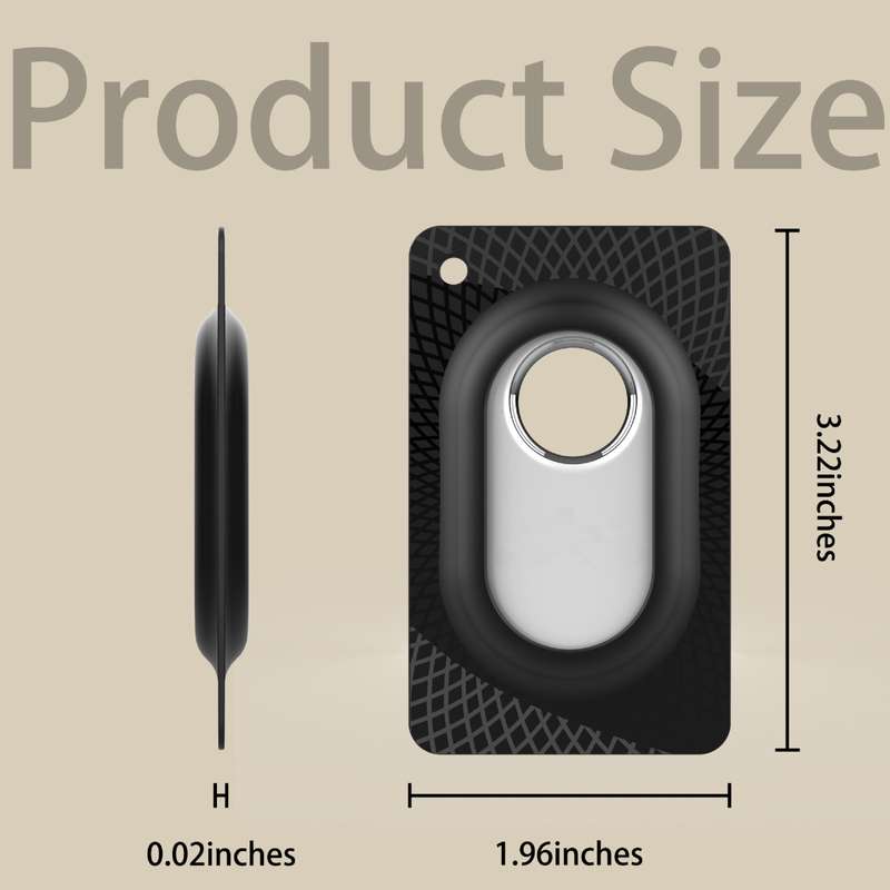 For Samsung Galaxy SmartTag2 Positioner Wallet Card Protective Case(White)