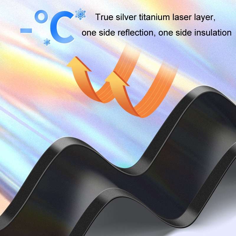 Colorful Titanium Silver Magnetic Car Sun Protection Sunshade Curtain(Back Seat)