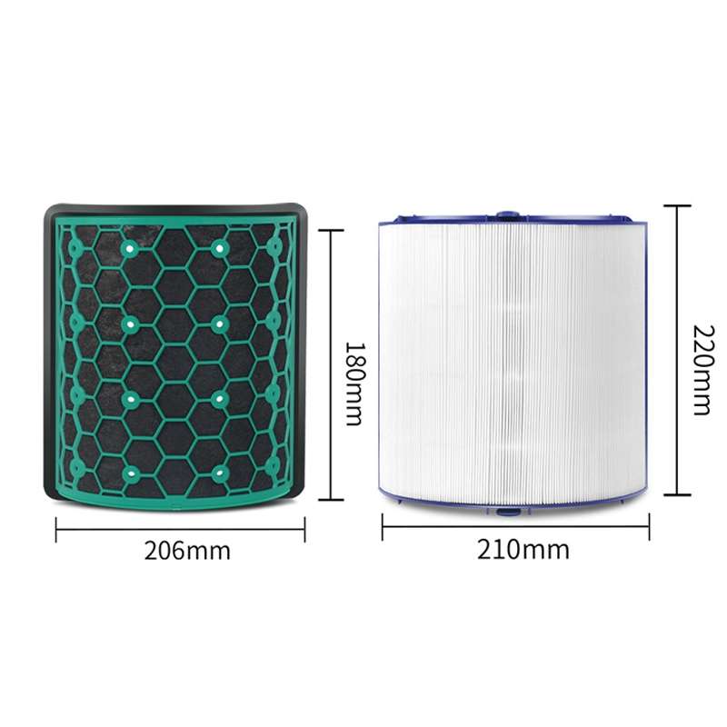 Hepa Filter Set For Dyson Air Purifier TP04 / TP05 / TP07, HP04 / HP05 / HP07, DP04 / DP05 / DP07