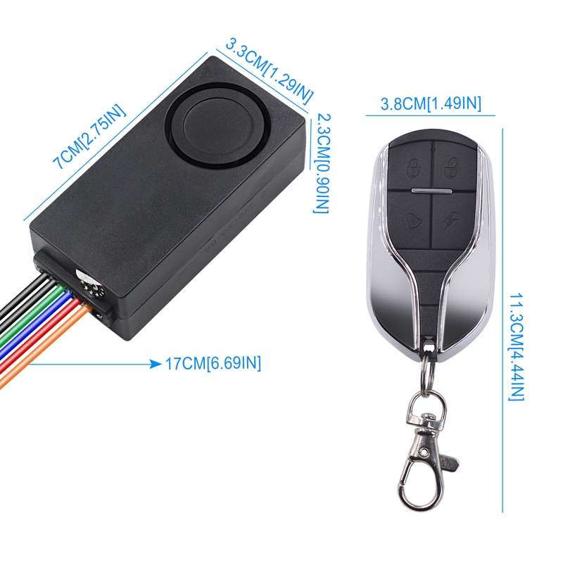 Electric Vehicle Anti-theft Remote Alarm Keyless Quick Vehicle Search(48-72V)