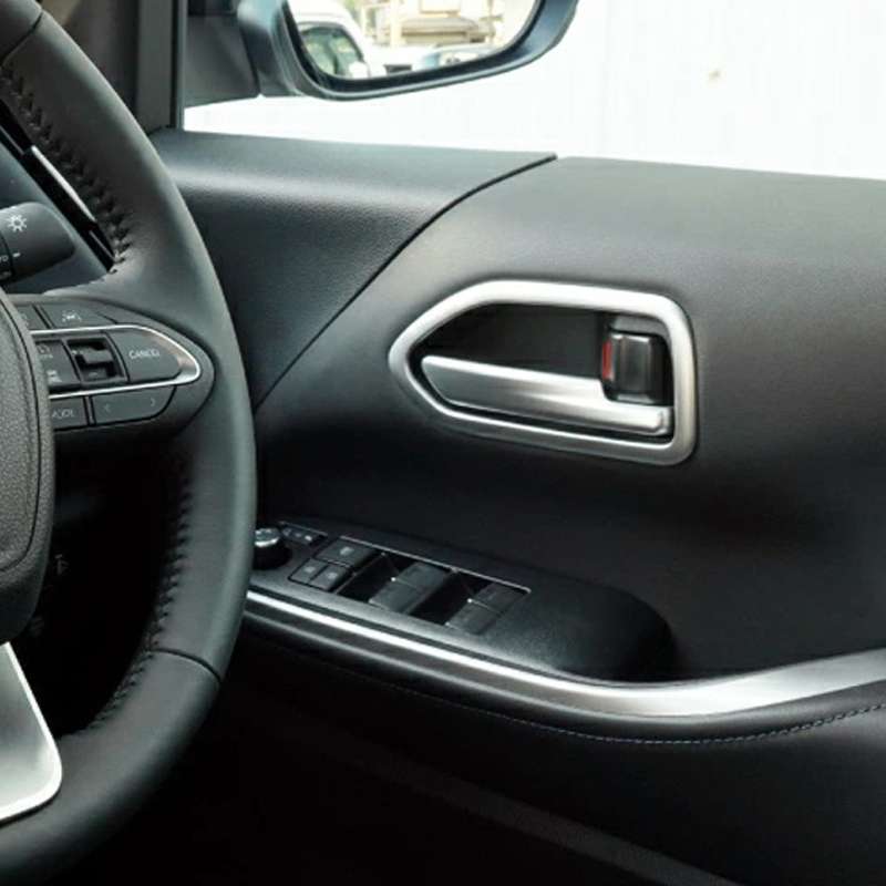 For Toyota 2022 VOXY/NOAH 90 Series Right-hand Drive Door Handle Patch Frame(Matte Silver)