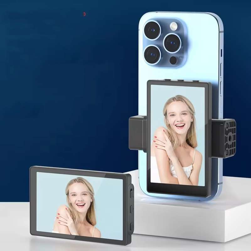 KingMa PH01 Smartphone Mini Monitors Sync Rear Camera Selfie Screen with Magnetic Phone Clip