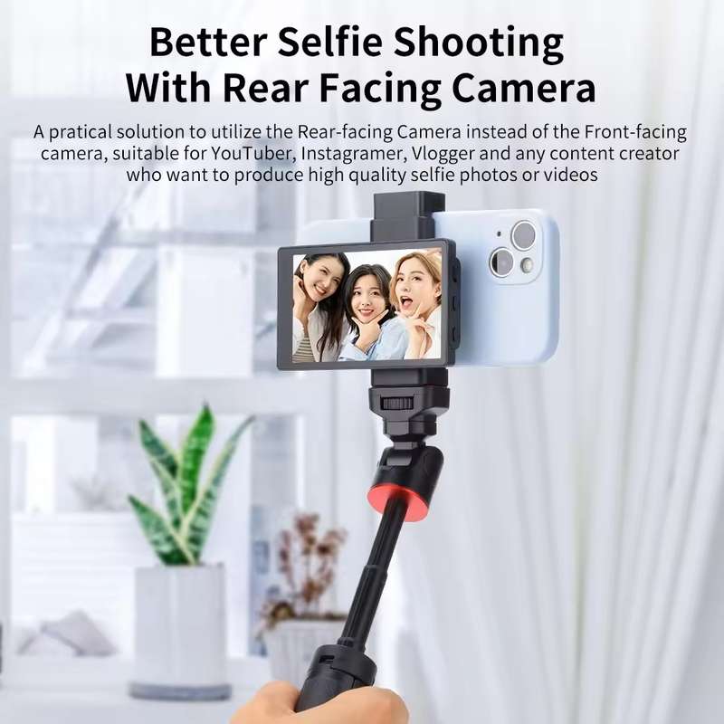 KingMa PH01 Smartphone Mini Monitors Sync Rear Camera Selfie Screen with Magnetic Phone Clip