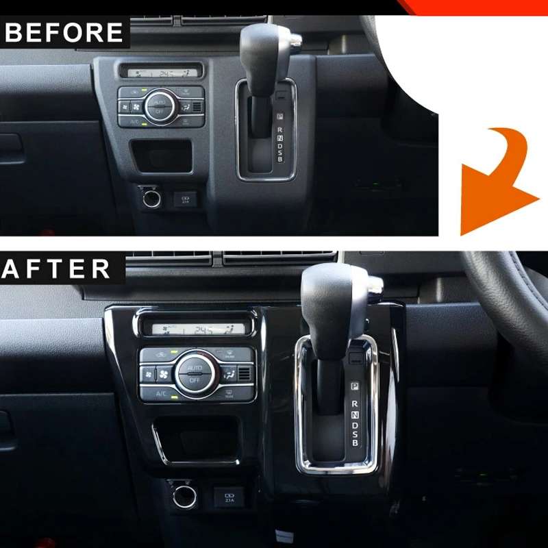 For Daihatsu 2022 Atrai S700 S710 Right-hand Drive Air Conditioning Control Box Modification(Black)