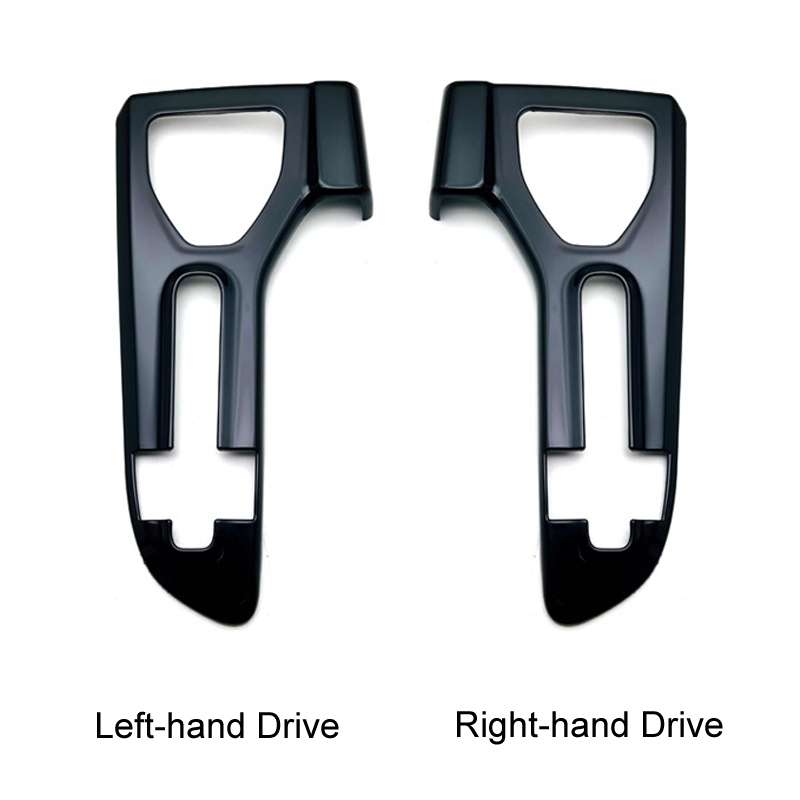 For 2023 Toyota Crown Center Control Gear Decorative Bright Frame, Size: Left-hand Drive(Black)