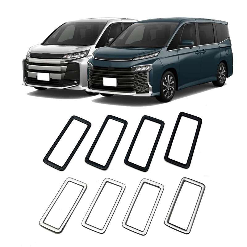 For Toyota 2022 Voxy/Noah 90 Series Rear Air Vent Decorative Frame(Black)