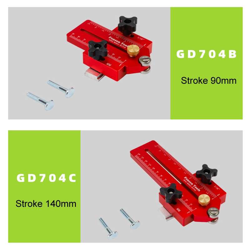 Fonson Woodworking Roller Table Saw Thin Cutting Board Guide Stopper, Model: GD704C