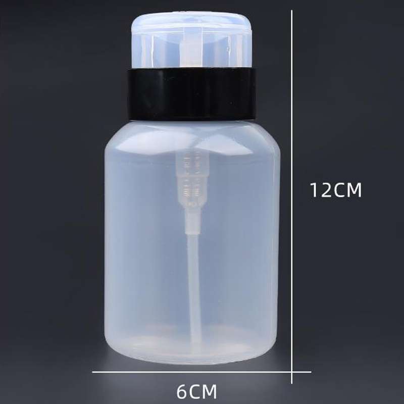 250ml Portable Leak-Proof Alcohol Bottle With Lock Household Cleaning Volumetric Empty Bottle