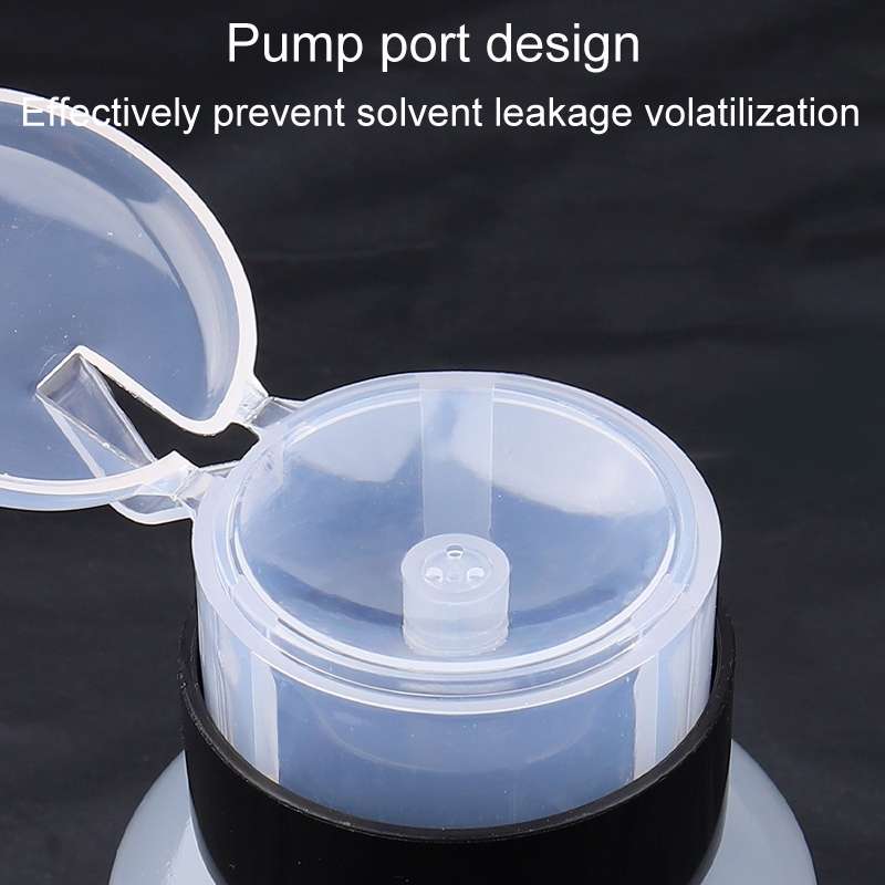 250ml Portable Leak-Proof Alcohol Bottle With Lock Household Cleaning Volumetric Empty Bottle