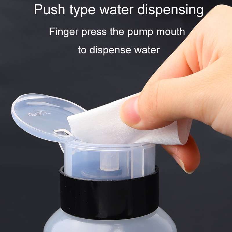 250ml Portable Leak-Proof Alcohol Bottle With Lock Household Cleaning Volumetric Empty Bottle