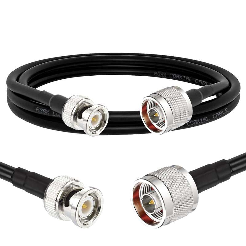 8m N Male To BNC Male RG8X RF Coaxial Cable