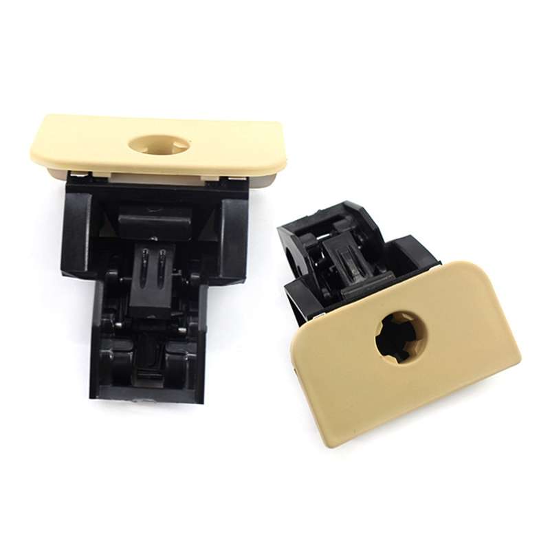 For 2002-2009 Volkswagen Polo OE 6Q0857131D Glove Box Lid Handle, Color: Beige With Hole