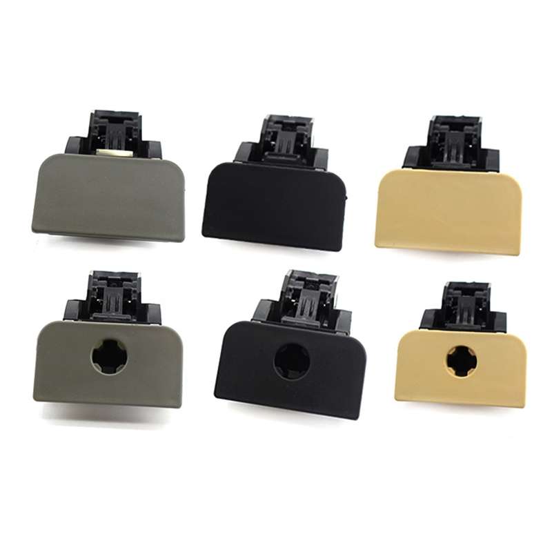 For 2002-2009 Volkswagen Polo OE 6Q0857131D Glove Box Lid Handle, Color: Beige With Hole