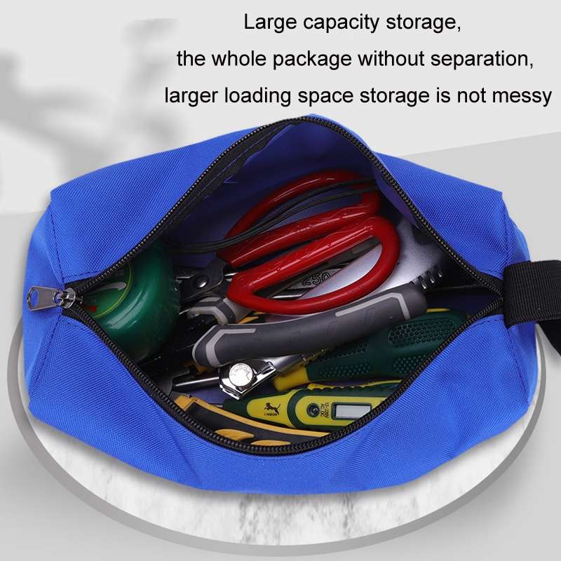 Multifunctional Portable Waterproof Hardware Parts Tool Bag, Specification: Small Red