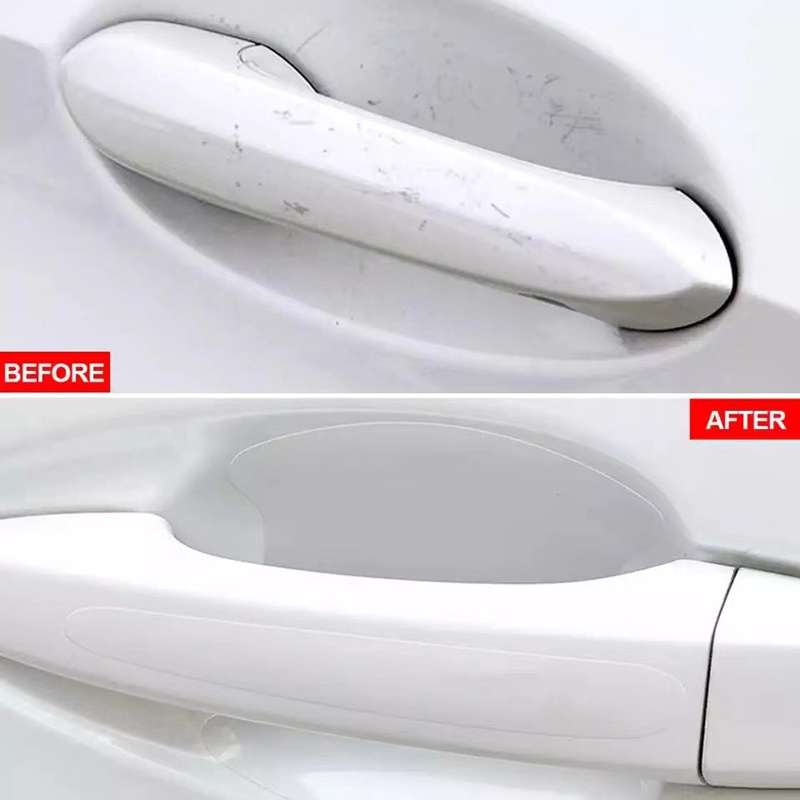 Car Door Handle Anti-scratch Protection Transparent Stickers Anti-collision Strips, Specifications: