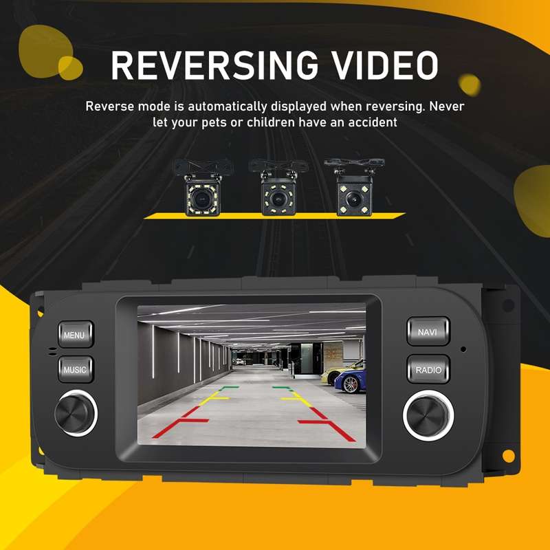 For Para Jeep Grand Cherokee 1999-2004 Carplay Android Navigation All-In-One Monitor With Large Scre