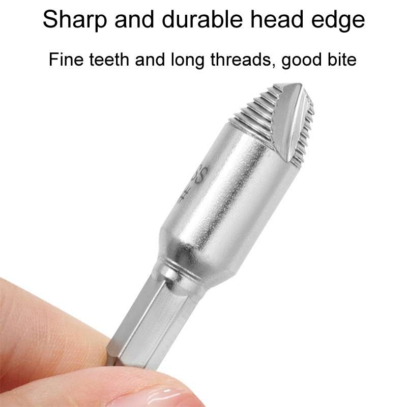 5pcs / Set Slide Thread Broken Screw Extractor Broken Screw Removal Tool With Storage Box