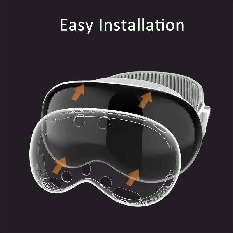 For Apple Vision Pro 4 In 1 Kit Lens Cover Battery Protection Case Accessories, Spec: B Style White