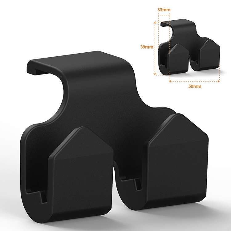 2pcs Car Front Armrest Box Storage Hook For Toyota Corolla Camry Avalon RAV4(Black)