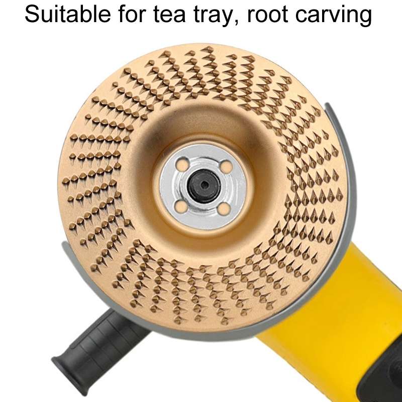 100mm Woodworking Sanding And Shaping Plate Angle Grinder Sanding And Polishing Prick Disc, Model: F