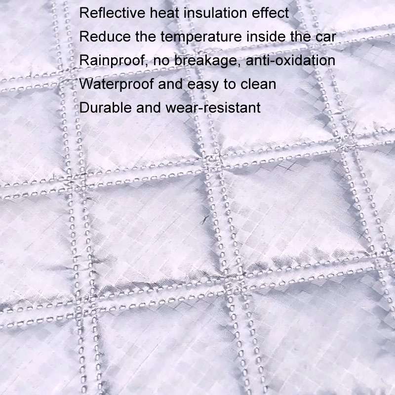 Car Front Windshield Cover Sun Shade Snow Shield Sunscreen Heat Insulation Frostproof Car Coat Half