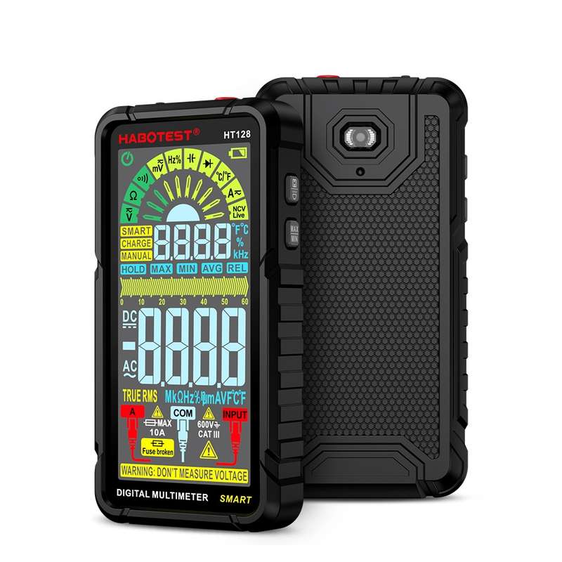 HABOTEST Automatic Range Digital Display Ultra-Clear Intelligent Current Multimeter