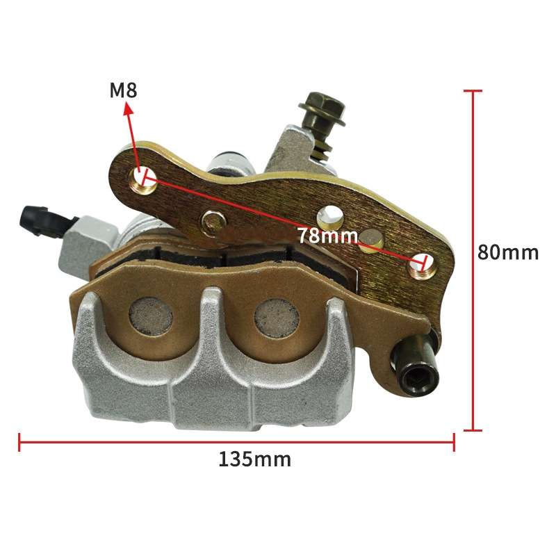 For Kawasaki Lower Pump Disc Brake Assembly(Right)