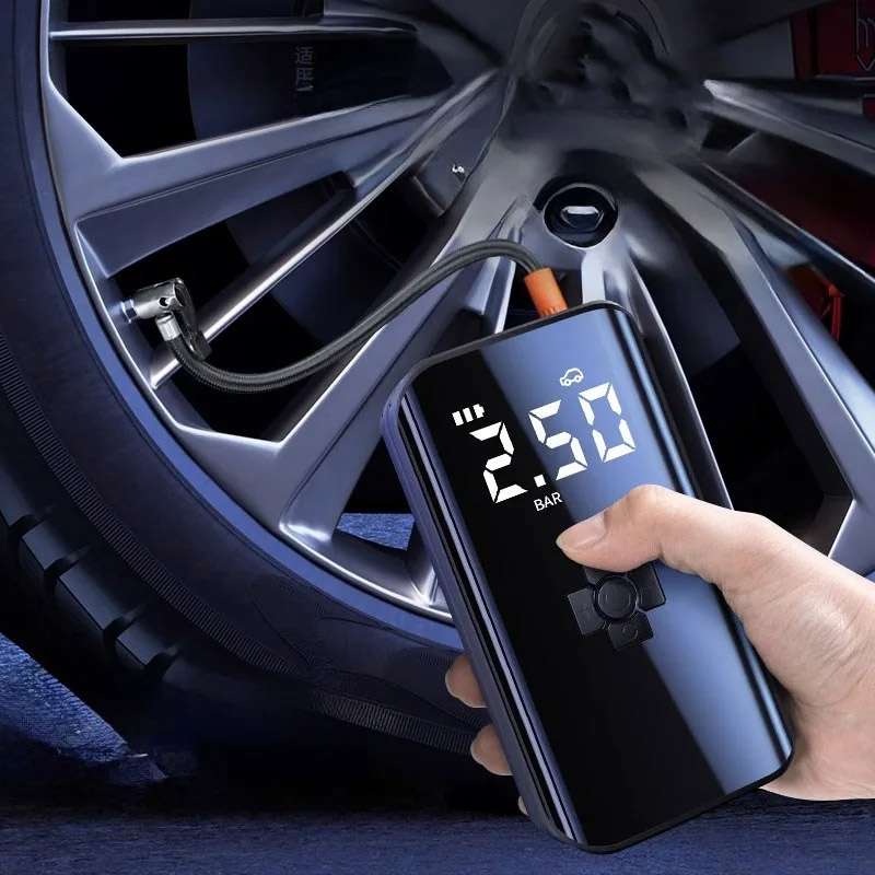 Car Inflatable Pump Portable Mini Car Tire High Power High Pressure Inflatable Pump, Specification: