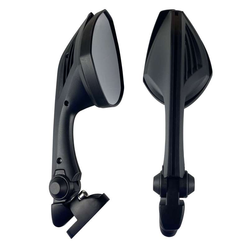 Motorcycle Modification Reversing Mirror Accessories For Kawasaki(Black)