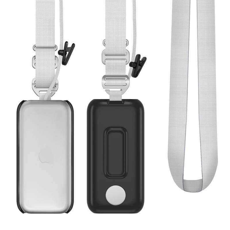 For Apple Vision Pro Battery PC Case Holder With Belt Clip And Shoulder Strap VR Headset Accessory(B