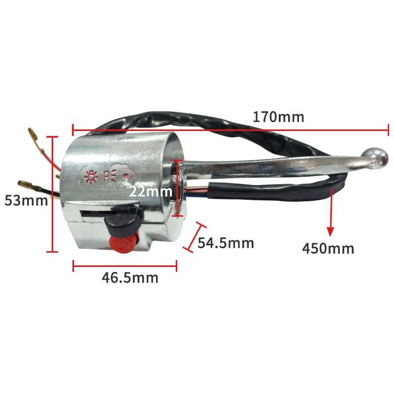 For JIALING JH70/JH90 Handlebar Electric Switch Starter Assembly