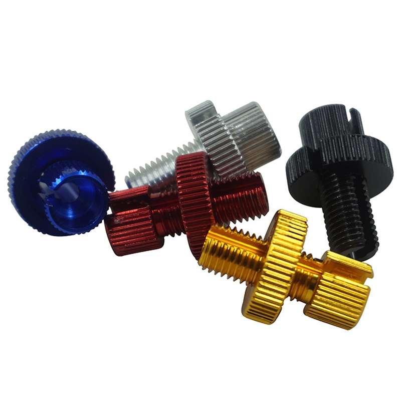 Motorcycle Electric Vehicle Front And Rear Pump Brakes Adjustment Screw(Blue)